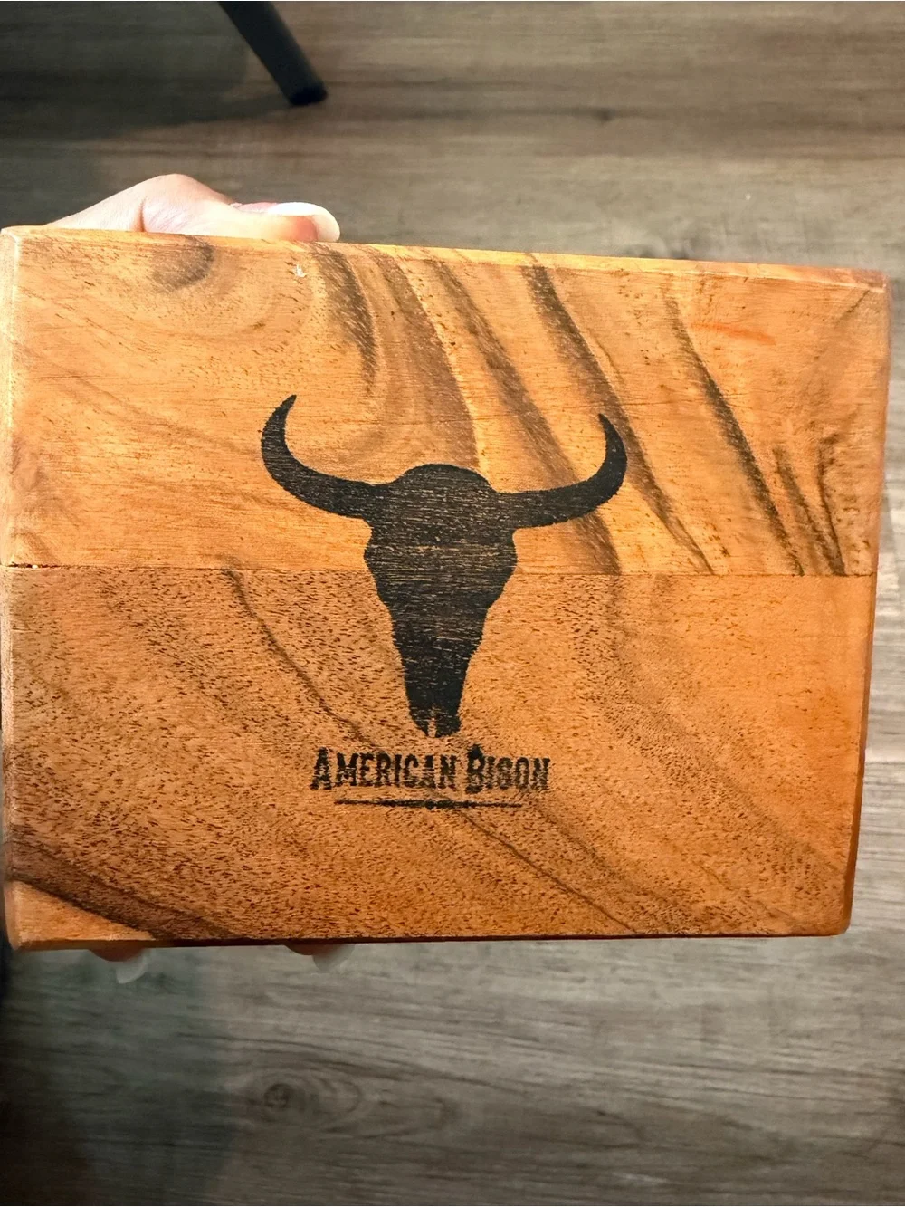 American Bison Brown Leather Men's Wallet